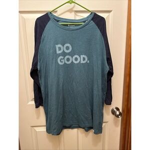 Cotopaxi Gently Used Do Good T-Shirt - Men's Green/Blue  Size XXL